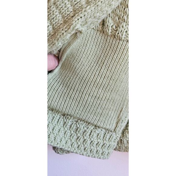 New! Gorgeous Green Kilronan Knitwear Women's Merino Wool "Tree" Cardigan, SZ XL - Picture 10 of 10